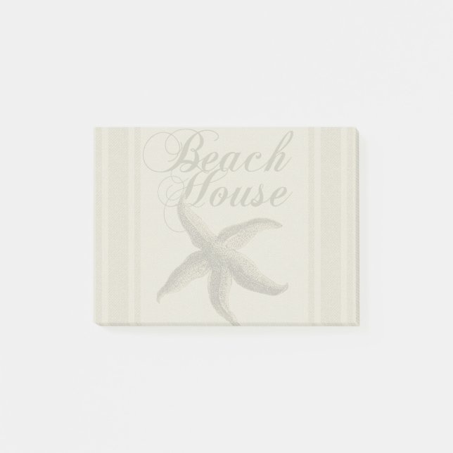 Post-it® Starfish Beach House Plage Côté Côte (Devant)