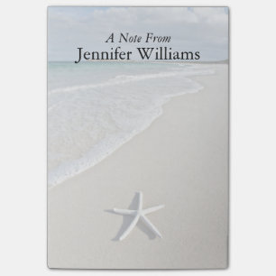 Post-it® Starfish Sur Une Plage Éloignée