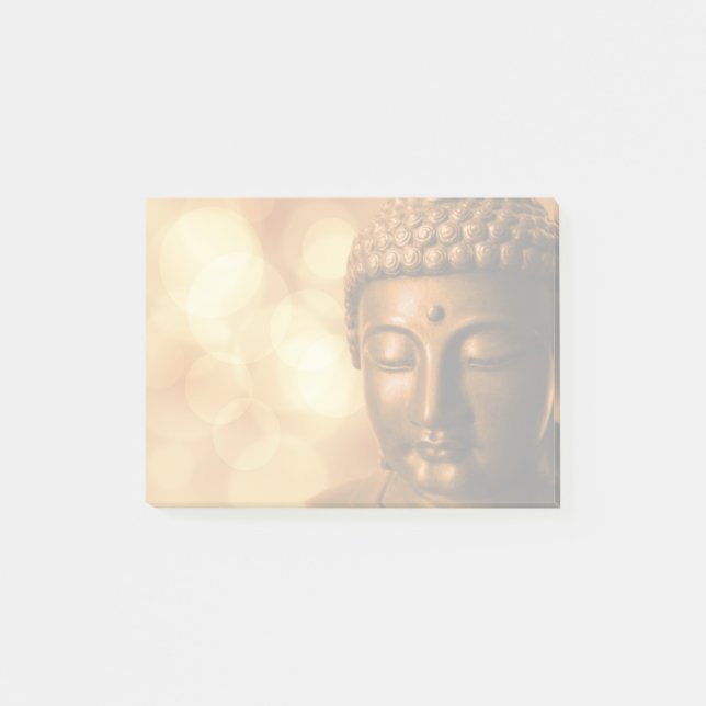 Post-it® Statue de Bouddha de bronze avec Arrière - plan de (Devant)