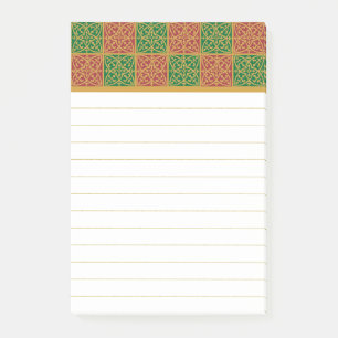 Post-it® Stickies Rouge Vert Fleur des Lis