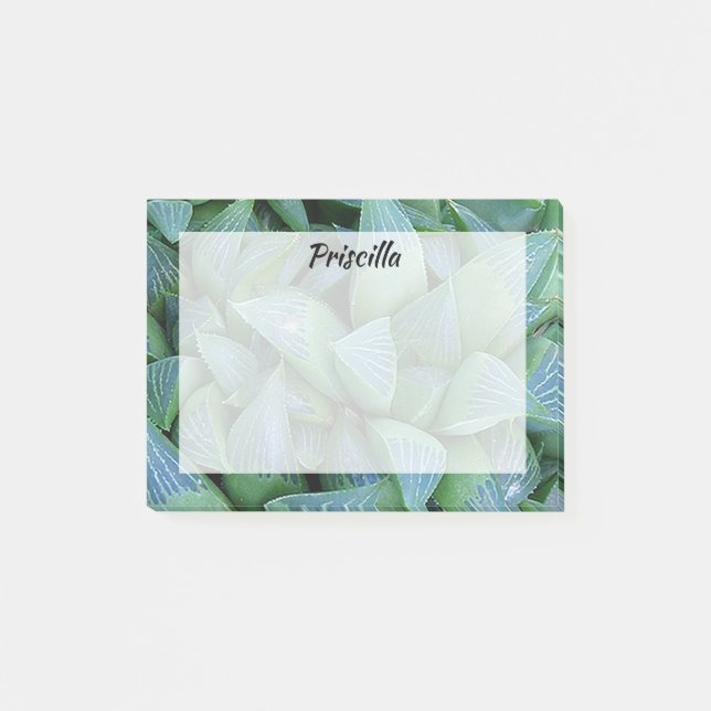 Post-it® Stickies sur mesure Plante Succulent de Green Hawo (Devant)