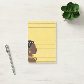 Post-it® Sticky Linky Portrait Femme Noire