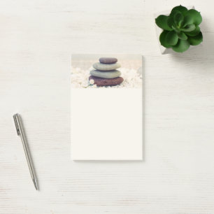 Post-it® Stones empilées Méditative Cairn