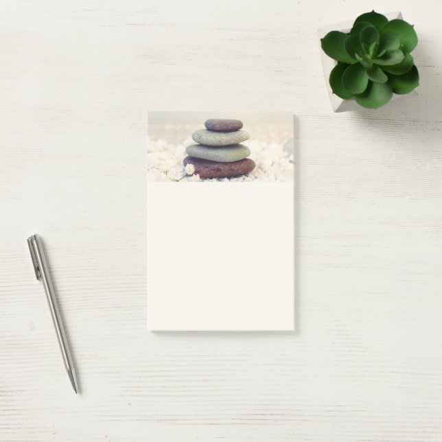 Post-it® Stones empilées Méditative Cairn (Bureau)