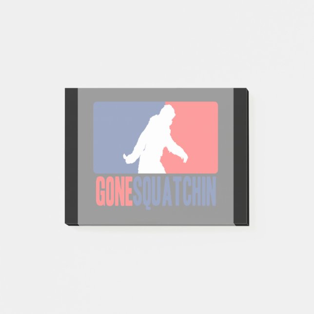 Post-it® Style allé de ligue de Squatchin (Devant)