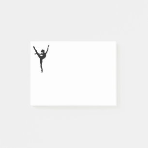 Post-it® Style Noir silhouette ballet danse sentiments fill