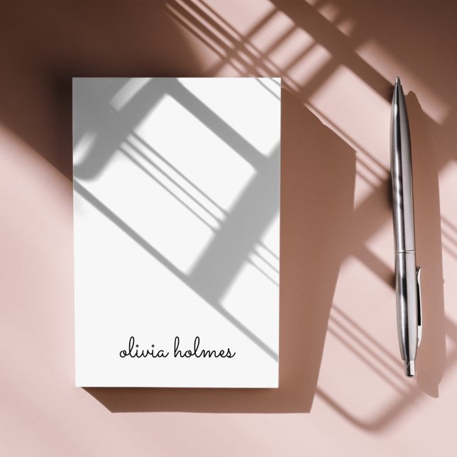 Post-it® Stylish monogram | Minimaliste moderne (Créateur téléchargé)