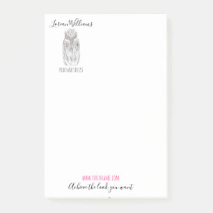 Post-it® Styliste Pastel Hair Styliste Braid Hairstyle Fleu