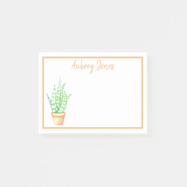 Post-it® Succulent mou Posé | Personnalisé (Devant)