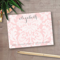 Suite Pastel Coral et Grey Damask pour femmes