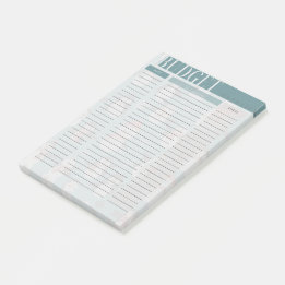 Post-it® Suivi budgétaire Aperçu Snowman Post it note