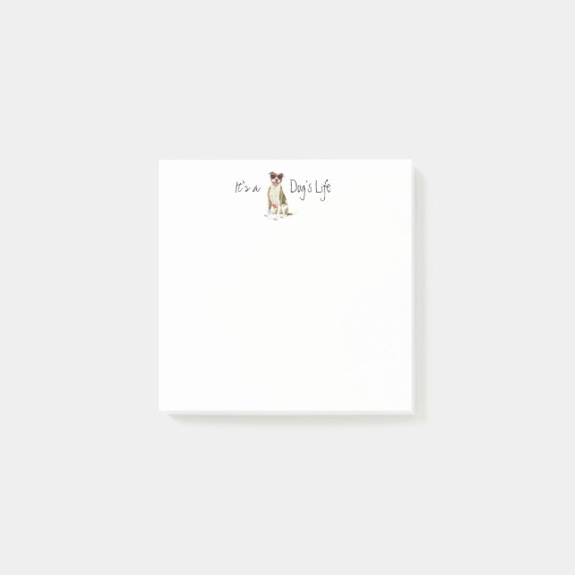 Post-it® Summer Pit Bull Terrier Post-it Notes (Devant)