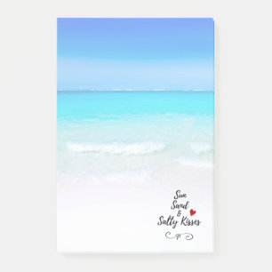 Post-it® Sun Sand and and Salty Kisses Tropical Beach
