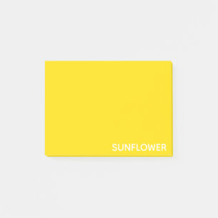 Post-it® Sunflower jaune Nom de la couleur