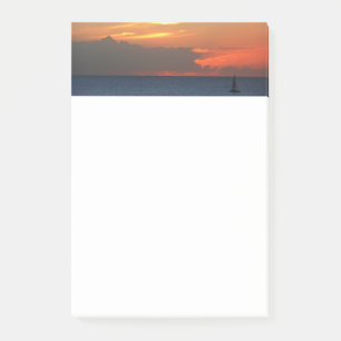 Post-it® Sunset Clouds and Sailboat Seascape