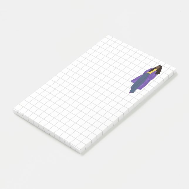 Post-it® Sunshine Glory - Art noir créatif artisanal (Incliné)