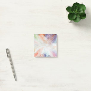 Post-it® Superbe Pastel Aquarelle Abstraite Art Moderne