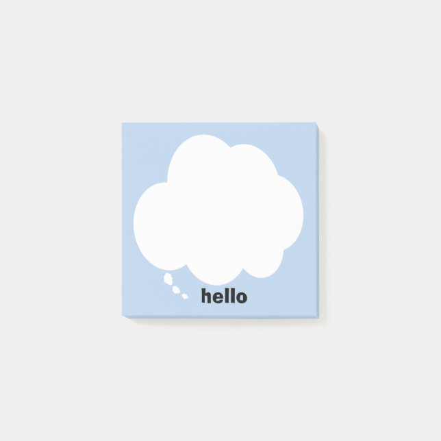 Post-it® Superhero Comic Speech Bubble PEUT MODIFIER LA COU (Devant)