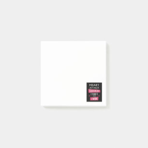 Post-it® Survivant de l'attaque cardiaque, je me suis battu