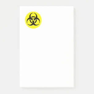 Post-it® Symbole BioHazard Jaune