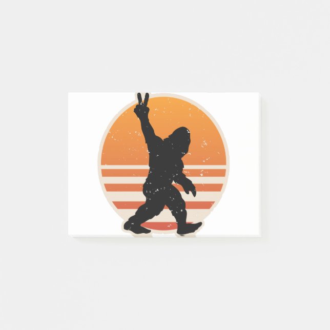 Post-it® Symbole de paix de Bigfoot (Devant)
