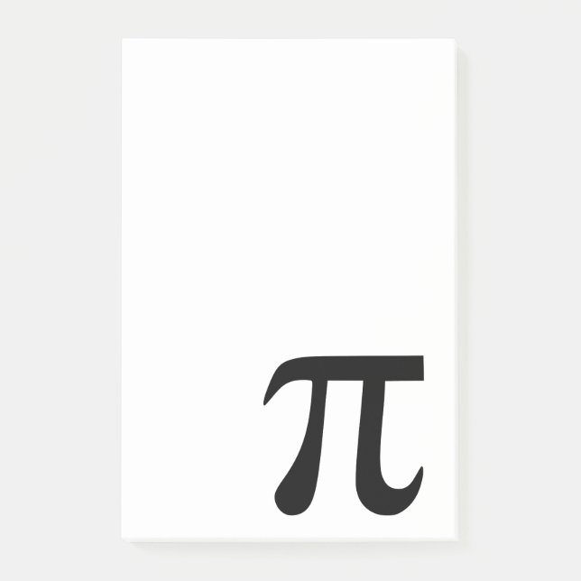 Post-it® Symbole Pi (Devant)