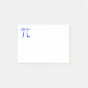 Post-it® Symbole Pi bleu brillant