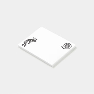 Post-it® Symbole serpent spiral Kokopelli