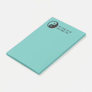 Post-it® Symbole Yin Yang - conception de tatouage solide