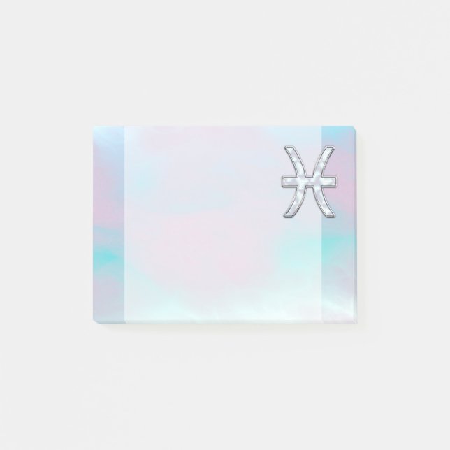 Post-it® Symbole ziodac Pisces Mère de décoration Pearl (Devant)