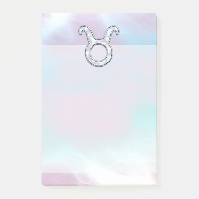 Post-it® Symbole zodiaque de la mère de Pearl Taurus (Devant)