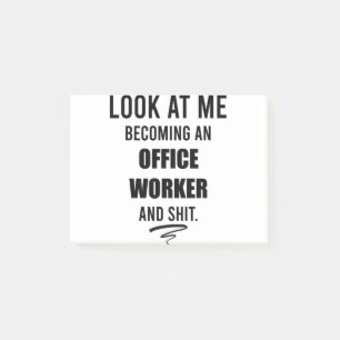 Post-it® T-shirt drôle de travailleur du bureau de poste Fê