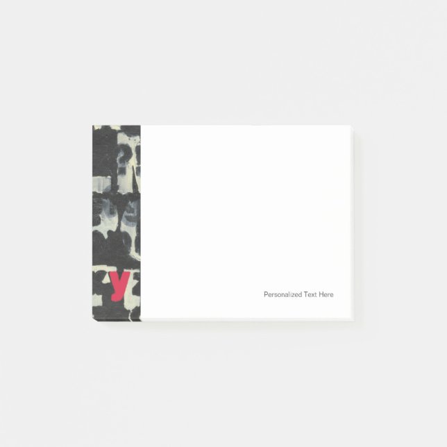 Post-it® Tableau alphabétique de Norman Wyatt (Devant)