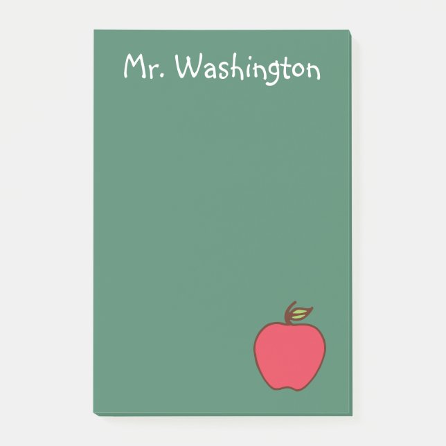 Post-it® Tableau de bord de l'enseignant personnalisé Post  (Devant)