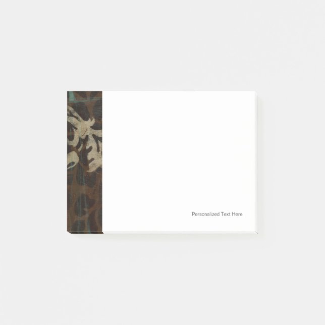 Post-it® Tapisserie Abstraite Damask par Jennifer Goldberge (Devant)