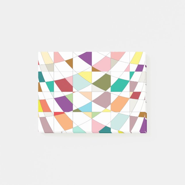 Post-it® Tapisserie aux couleurs Abstraites (Devant)