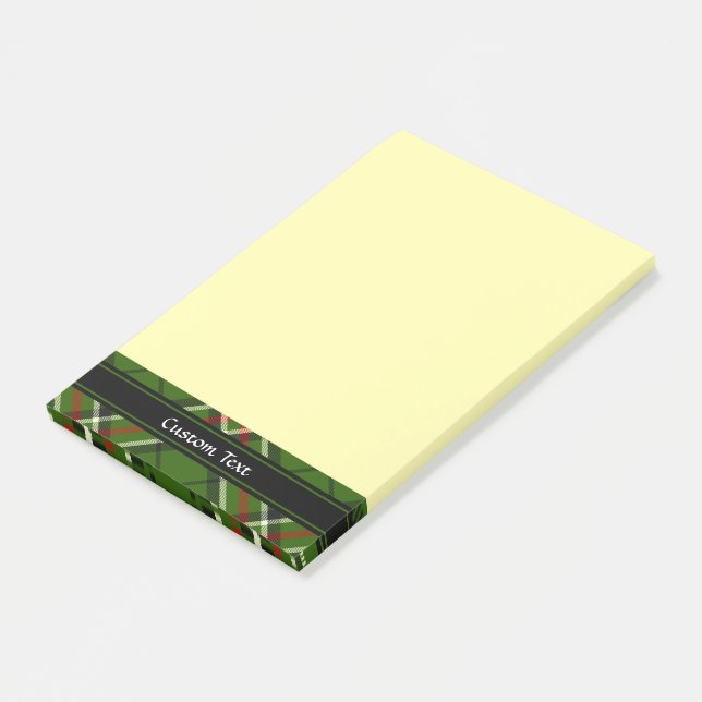 Post-it® Tarte verte, noire, rouge et blanche (Incliné)