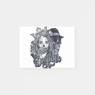 Post-it® tatouage Vintage de style chicano