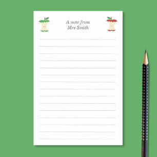 Post-it® Teacher Apple Core et les lignes
