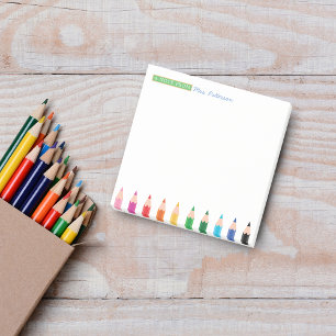 Post-it® Teacher Personnalisé Couleur Poster Notes