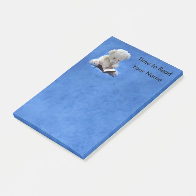 Post-it® Teddy Bear Heure de lecture 4 x 6 (Incliné)
