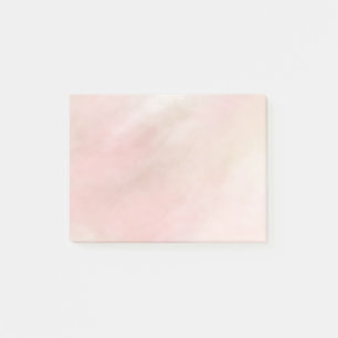Post-it® Teinture d'aquarelle rose rose pâle