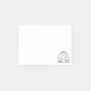 Post-it® Temple de Salt Lake City LDS coucher de soleil arc