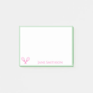 Post-it® Tennis de Preppy rose et vert