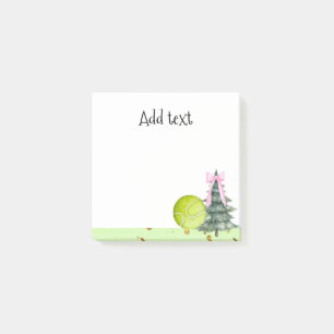 Post-it® Tennis Noël Thème Cadeaux pour Joueur