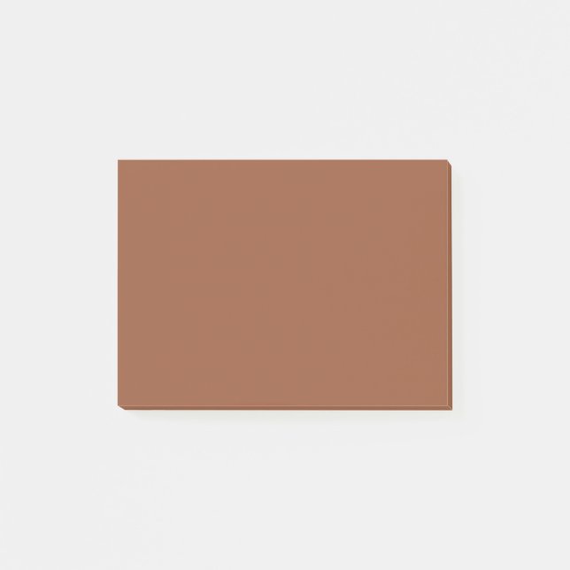 Post-it® Terracotta Burnt Orange couleur solide (Devant)