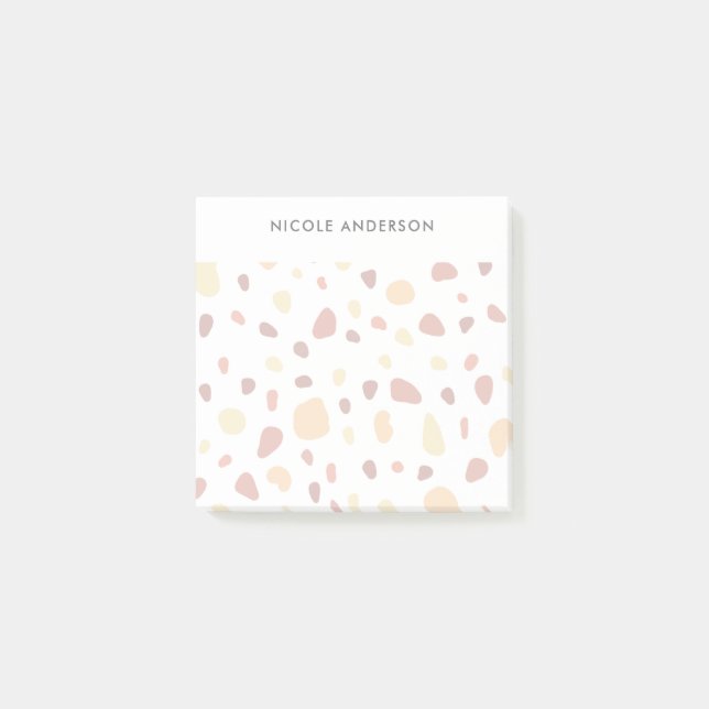 Post-it® Terracotta orange jaune personnalisée (Devant)