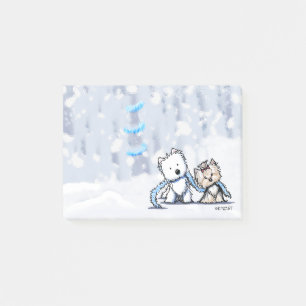 Post-it® Terriers d'hiver de KiniArt
