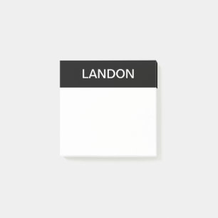 Post-it® Texte modifiable moderne en gras