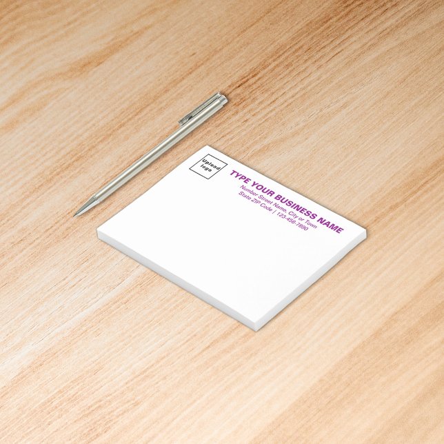 Post-it® Textes de marques commerciales pourpres sur rectan (Créateur téléchargé)
